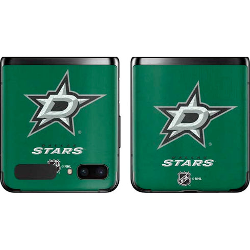 NHL Dallas Stars Distressed Galaxy Z Flip Skin