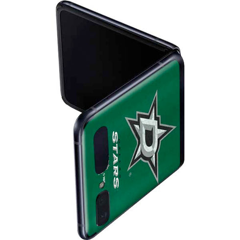 NHL Dallas Stars Distressed Galaxy Z Flip Skin