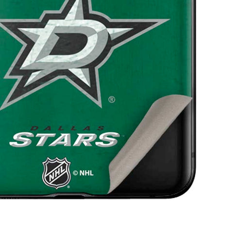 NHL Dallas Stars Distressed Galaxy Z Flip Skin
