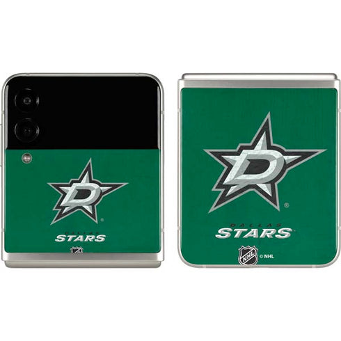 NHL Dallas Stars Distressed Galaxy Z Flip3 5G Skin