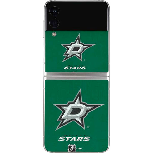 NHL Dallas Stars Distressed Galaxy Z Flip3 5G Skin