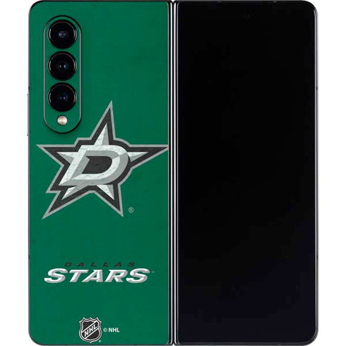 NHL Dallas Stars Distressed Galaxy Z Fold4 5G Skin