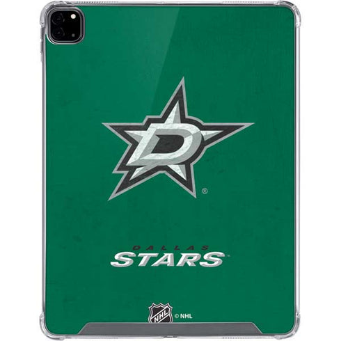 NHL Dallas Stars Distressed iPad Pro 12.9in (2020) Clear Case