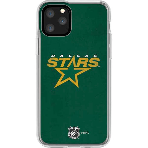 NHL Dallas Stars Distressed iPhone 11 Pro Clear Case