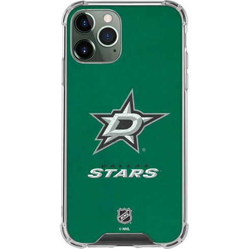 NHL Dallas Stars Distressed iPhone 11 Pro Max Clear Case