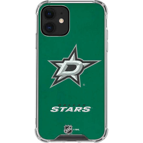 NHL Dallas Stars Distressed iPhone 12 Mini Clear Case
