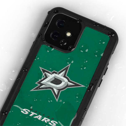 NHL Dallas Stars Distressed iPhone 12 Mini Waterproof Case