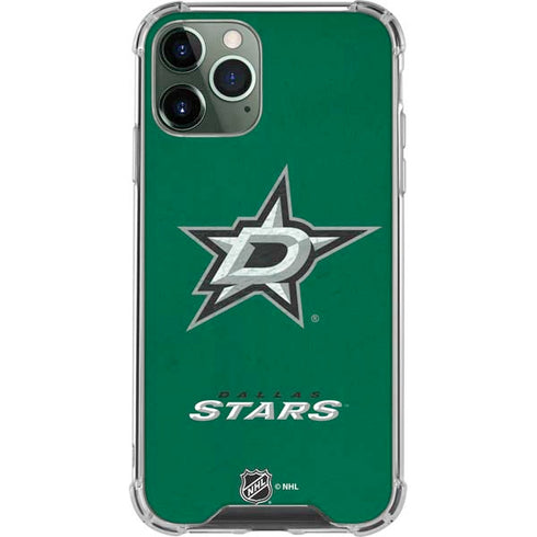 NHL Dallas Stars Distressed iPhone 12 Pro Max Clear Case