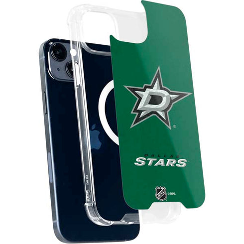 NHL Dallas Stars Distressed iPhone 15 Plus MagSafe Case