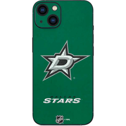 NHL Dallas Stars Distressed iPhone 15 Plus Skin