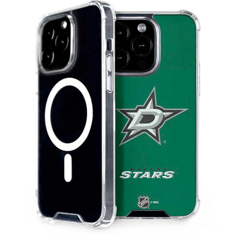 NHL Dallas Stars Distressed iPhone 15 Pro MagSafe Case