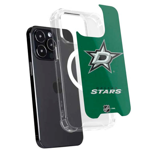 NHL Dallas Stars Distressed iPhone 15 Pro Max MagSafe Case