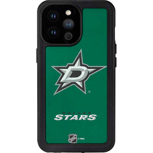 NHL Dallas Stars Distressed iPhone 14 Pro Max Waterproof Case