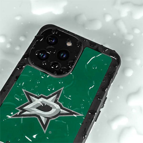 NHL Dallas Stars Distressed iPhone 14 Pro Max Waterproof Case