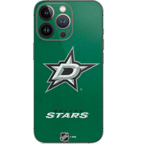NHL Dallas Stars Distressed iPhone 14 Pro Skin