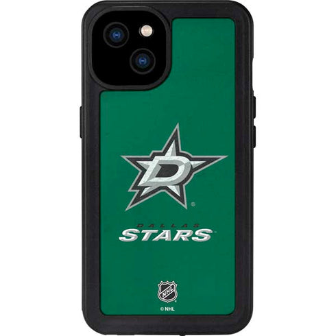 NHL Dallas Stars Distressed iPhone 15 Plus Waterproof Case