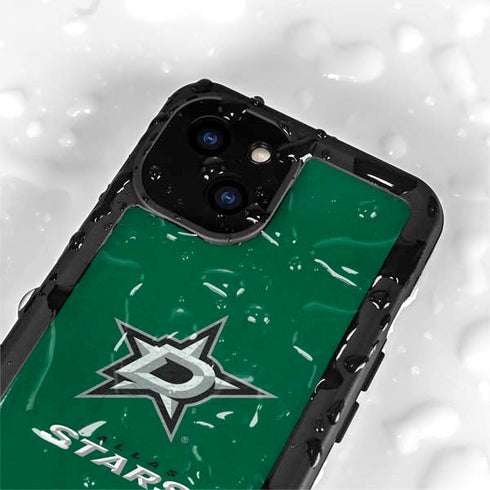 NHL Dallas Stars Distressed iPhone 15 Plus Waterproof Case