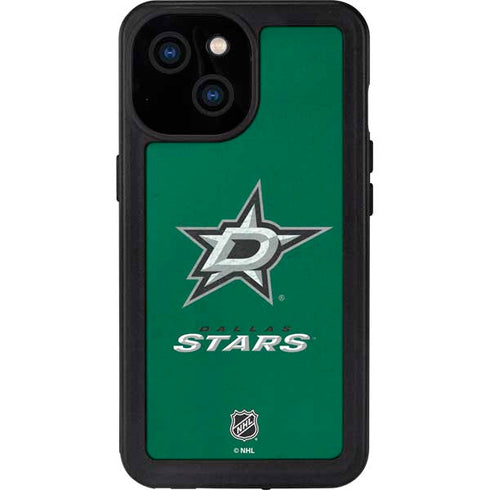 NHL Dallas Stars Distressed iPhone 15 Waterproof Case