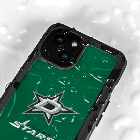 NHL Dallas Stars Distressed iPhone 15 Waterproof Case