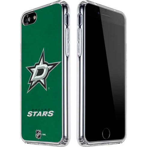 NHL Dallas Stars Distressed iPhone SE (2nd & 3rd Gen) Clear Case