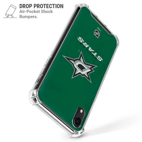 NHL Dallas Stars Distressed iPhone XR Clear Case
