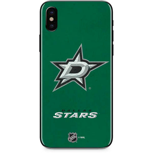 NHL Dallas Stars Distressed iPhone XS Max Skin