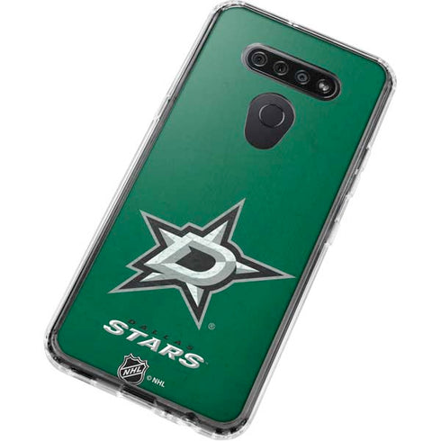 NHL Dallas Stars Distressed LG K51/Q51 Clear Case