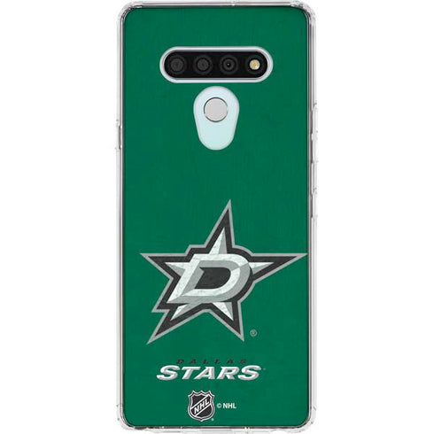 NHL Dallas Stars Distressed LG Stylo 6 Clear Case