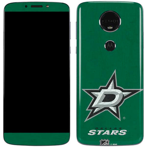 NHL Dallas Stars Distressed Moto E5 Plus Skin
