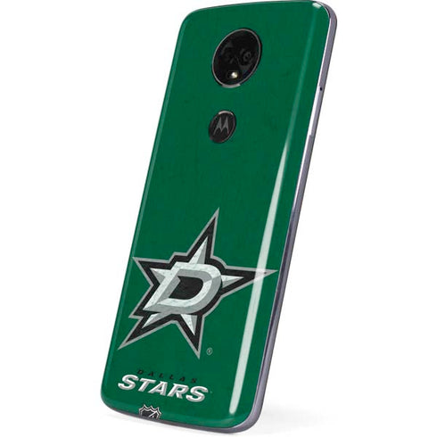 NHL Dallas Stars Distressed Moto E5 Plus Skin