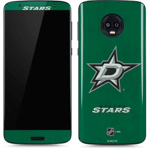 NHL Dallas Stars Distressed Moto G6 Skin