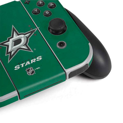 NHL Dallas Stars Distressed Nintendo Switch OLED (2021) Skin