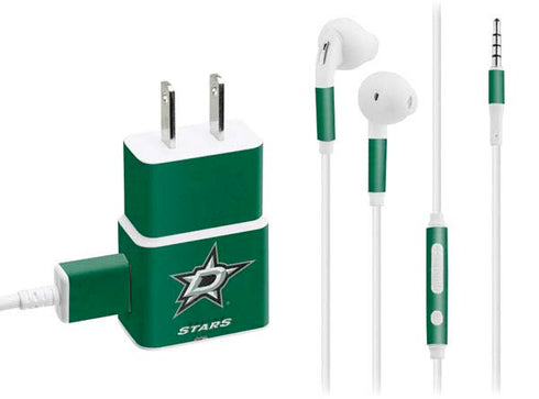 NHL Dallas Stars Distressed Phone Charger Skin