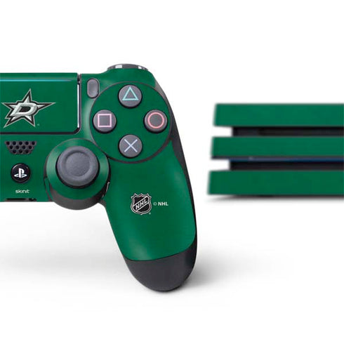 NHL Dallas Stars Distressed PS4 Pro Bundle Skin
