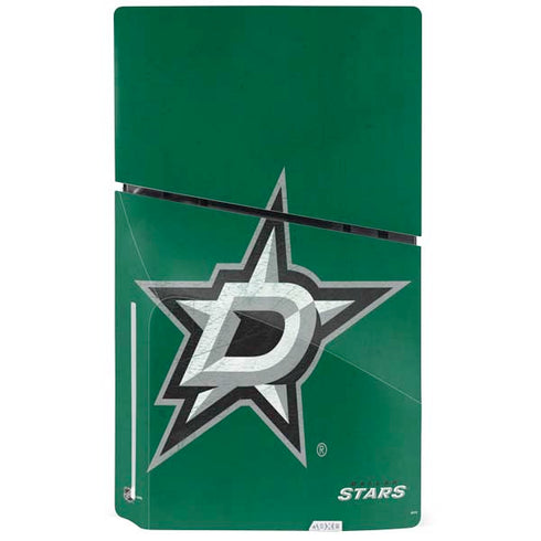 NHL Dallas Stars Distressed PS5 Slim Disk Console Skin