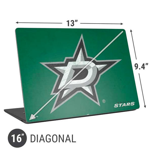 NHL Dallas Stars Distressed Universal Laptop 16in (13 x 9.4in) Skin