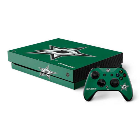 NHL Dallas Stars Distressed Xbox One X Bundle Skin