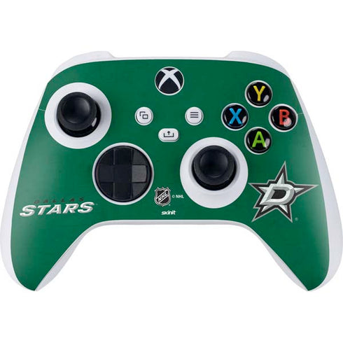 NHL Dallas Stars Distressed Xbox Series S Controller Skin