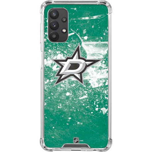 NHL Dallas Stars Frozen Galaxy A32 5G Clear Case