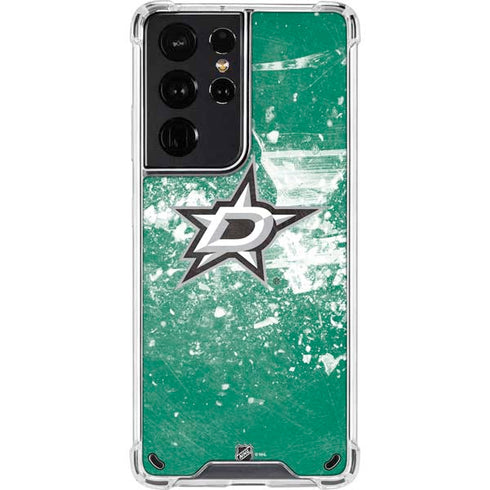 NHL Dallas Stars Frozen Galaxy S21 Ultra 5G Clear Case