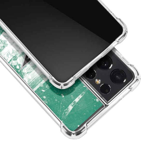 NHL Dallas Stars Frozen Galaxy S21 Ultra 5G Clear Case