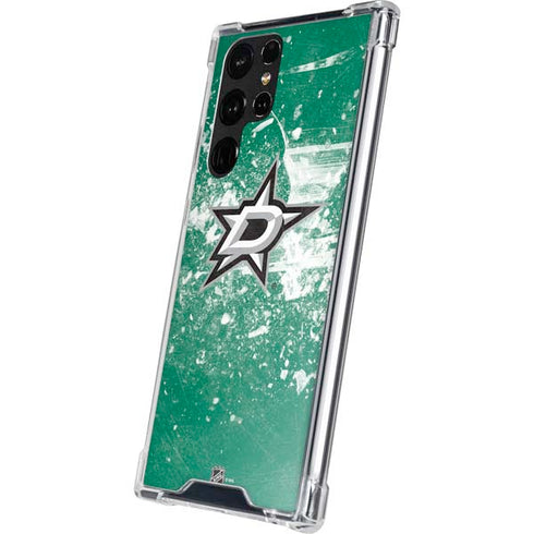NHL Dallas Stars Frozen Galaxy S22 Ultra Clear Case