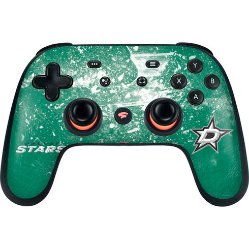 NHL Dallas Stars Frozen Google Stadia Controller Skin