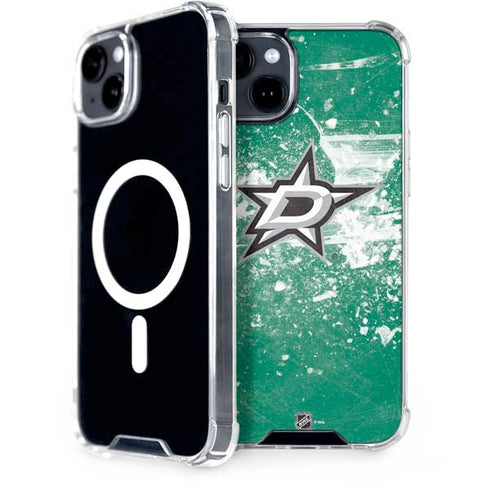 NHL Dallas Stars Frozen iPhone 15 Plus MagSafe Case