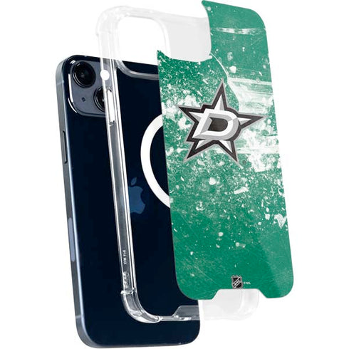 NHL Dallas Stars Frozen iPhone 15 Plus MagSafe Case