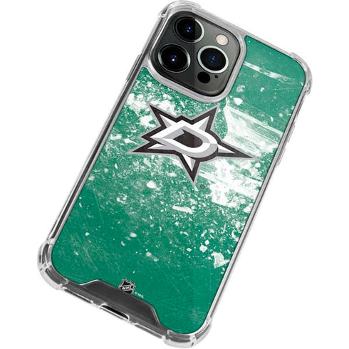 NHL Dallas Stars Frozen iPhone 15 Pro Clear Case