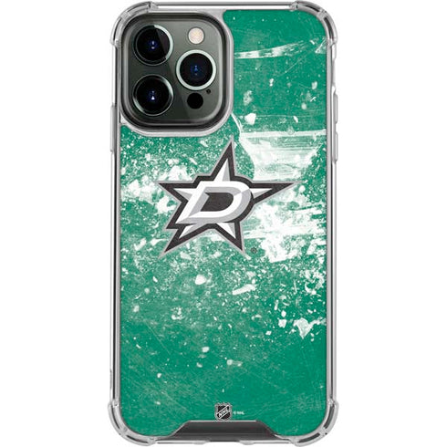 NHL Dallas Stars Frozen iPhone 14 Pro Max Clear Case