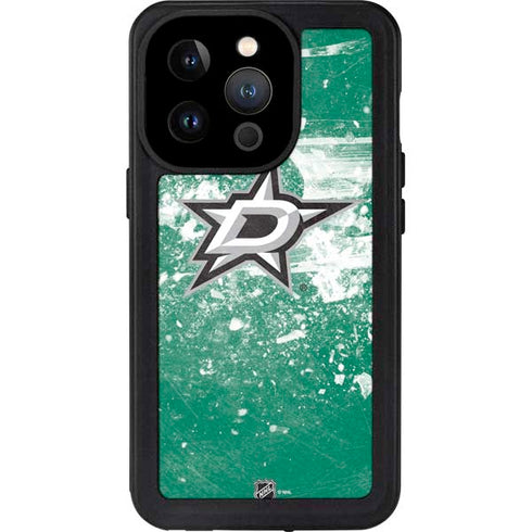 NHL Dallas Stars Frozen iPhone 14 Pro Waterproof Case