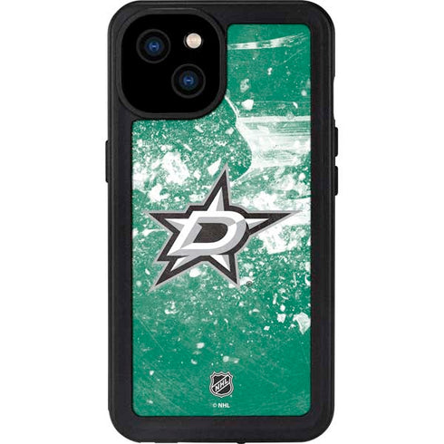 NHL Dallas Stars Frozen iPhone 15 Plus Waterproof Case
