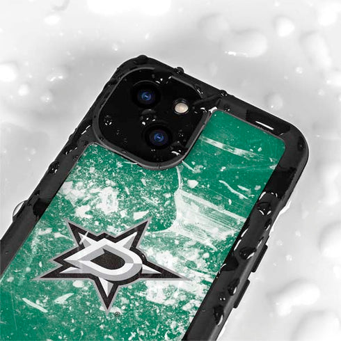 NHL Dallas Stars Frozen iPhone 15 Plus Waterproof Case